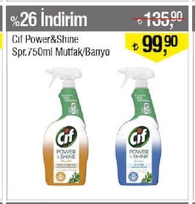 Cif Power&Shine Spr.750Ml Mutfak/Banyo