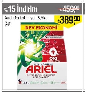 Ariel Oxi Ext.Hijyen 5,5Kg