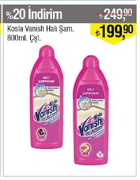 Kosla Vanish Halı Şam. 800Ml. Çşt.