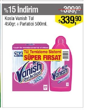 Kosla Vanish Tül 450Gr.+ Parlatici 500Ml.