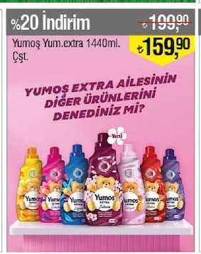 Yumoş Yum.Extra 1440Ml Çşt.