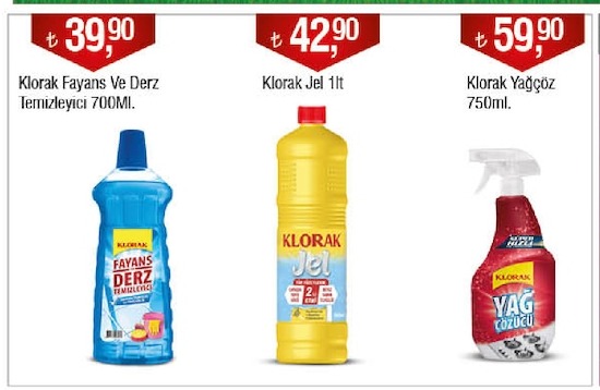 Klorak Fayans Ve Derz Temizleyici 700Ml.