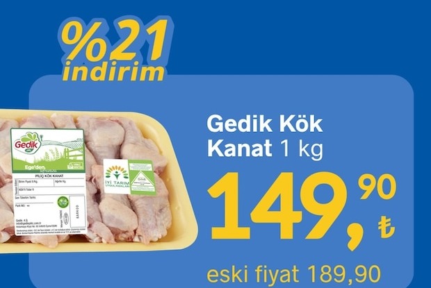 Gedik Kök Kanat 1 Kg