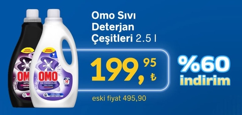 Omo Sıvı Deterjan Çeşitleri 2.5 L