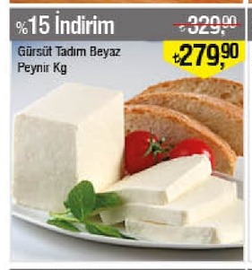 Gürsüt Tadım Beyaz Peynir Kg