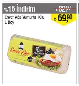 Enver Ağa Yumurta 10Lu L Boy