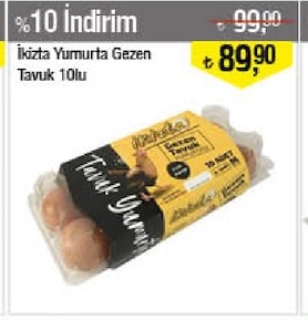 İkizta Yumurta Gezen Tavuk 10Lu