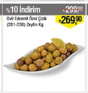Ovil Edremit Özel Çizik Zeytin Kg.