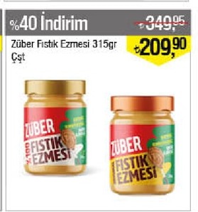 Züber Fıstık Ezmesi 315Gr