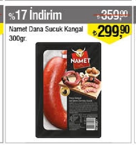 Namet Dana Sucuk Kangal 300Gr