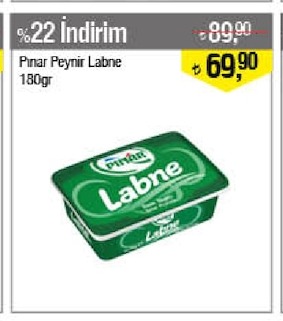 Pinar Peynir Labne 180Gr