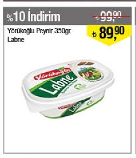 Yörükoglu Peynir 350Gr Labne