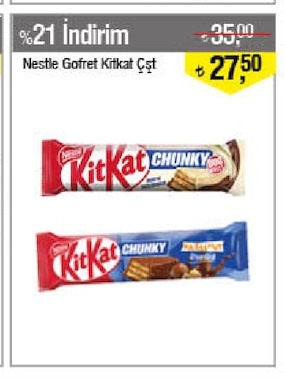 Nestle Gofret Kitkat Çeşit