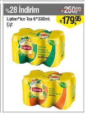 Lipton Ice Tea 6X330Ml Çay