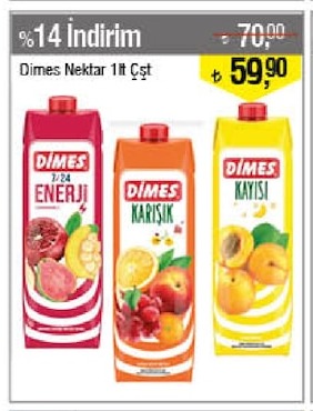 Dimes Nektar 1Lt Çeşit