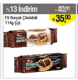 Eti Burçak Çikolatalı 114G Çst