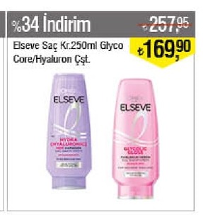 Elseve Saç Kremi 250Ml Glyco Core/Hyaluron