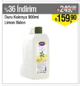 Duru Kolonya 900Ml Limon Bidon