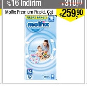 Molfix Premium Fırsat Paketi Bebek Bezi Paket Çeşitleri