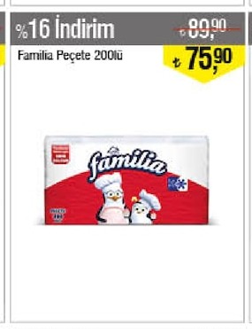 Familia Peçete 200'Lü