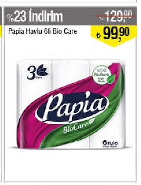 Papia Havlu 6Li Bio Care