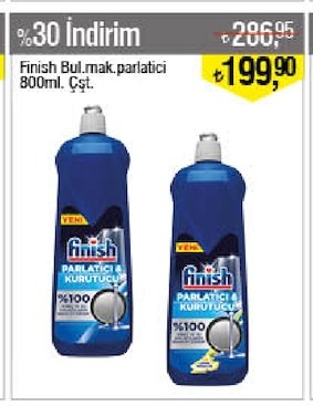 Finish Bul.Mak.Parlatici 800Ml Çift