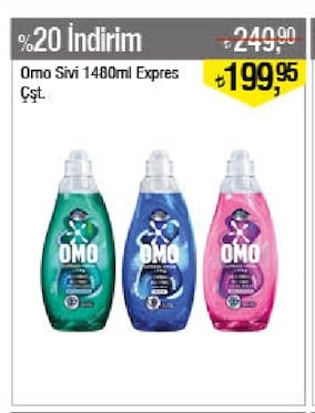 Omo Sıvı 1480Ml Expres Çesit