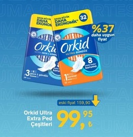 Orkid Ultra Extra Ped Çeşitleri 32 Adet