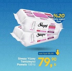 Sleepy Yüzey Temizleyici Pomelo 100'Lü