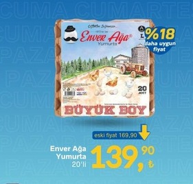 Enver Ağa Yumurta 20'Li