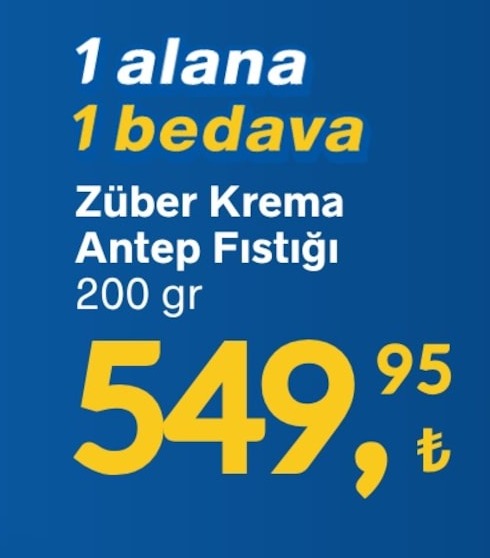 Züber Krema Antep Fıstığı 200 G