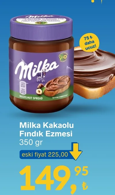 Milka Kakaolu Fındık Ezmesi 350 Gr