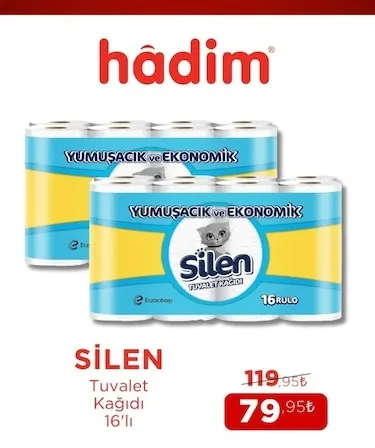 Si̇Len Tuvalet Kağıdı 16'Lı