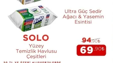 Solo Yüzey Temizlik Havlusu Çeşitleri