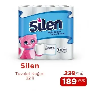 Silen Tuvalet Kağıdı 32'Li