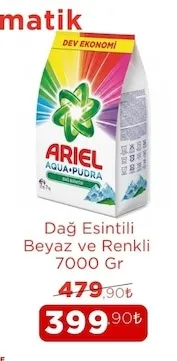 Ariel Dağ Esintili Beyaz Ve Renkli 7000 Gr