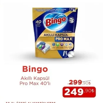 Bingo Akıllı Kapsül Pro Max 40'Lı