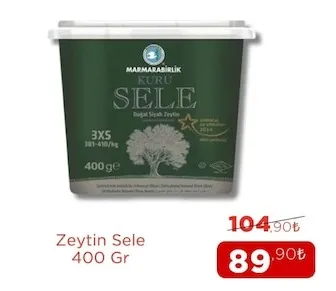 Marmarabirlik Zeytin Sele 400 Gr