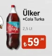 Ülker Cola Turka 2,5 Lt
