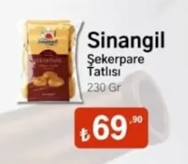 Sinangil Şekerpare Tatlısı 230 Gr