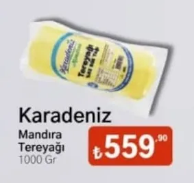 Karadeniz Mandıra Tereyağı 1000 Gr