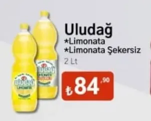 Uludağ Limonata 2 Lt