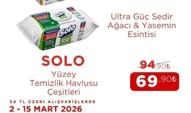 Solo Yüzey Temizlik Havlusu Çeşitleri