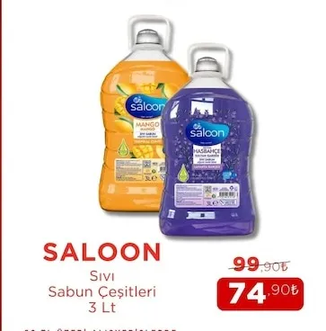 Saloon Sıvı Sabun Çeşitleri 3 Lt