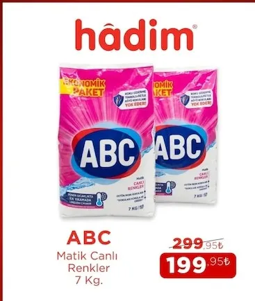 Abc Matik Canlı Renkler 7 Kg.
