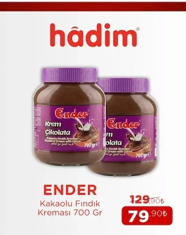 Ender Kakaolu Fındık Kreması 700 Gr