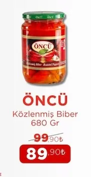 Öncü Közlenmiş Biber 680 Gr