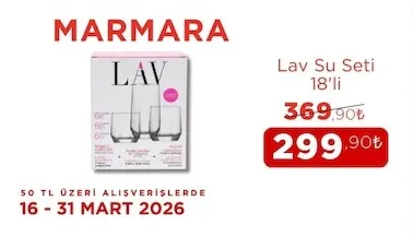 Marmara Lav Su Seti 18'Li