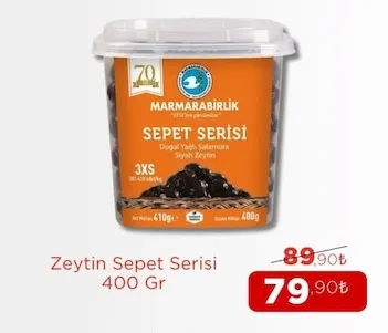 Marmarabirlik Zeytin Sepet Serisi 400 Gr