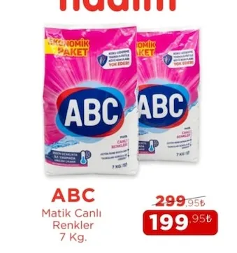 Abc Matik Canlı Renkler 7 Kg
